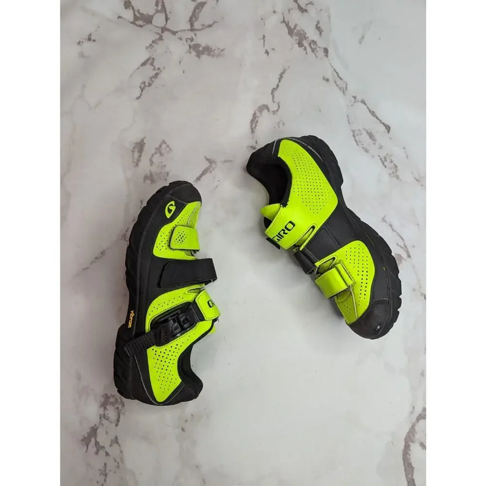 Giro Cycling Shoe Womens 8 EU 39 UK 5.5 Mens 6.5 Yellow 4 Bolt Terraduro